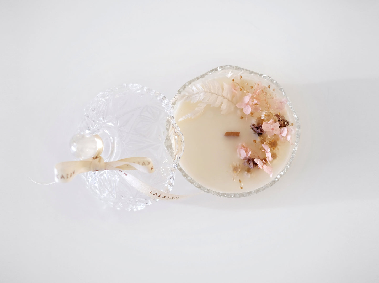 SCENTED CANDLE_White Candle_Kakazan_Gift