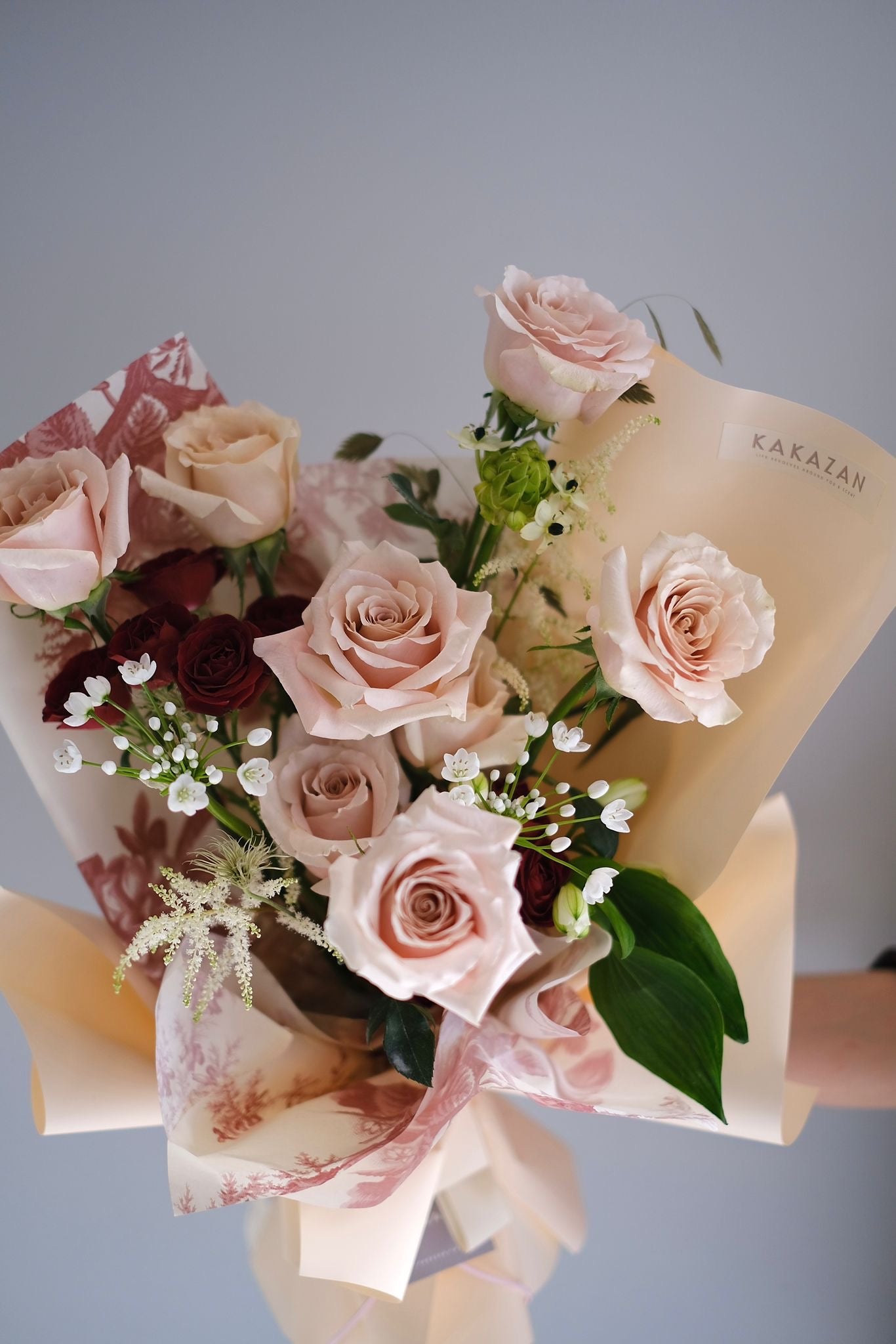 Pastel Pastel Pink Roses (Valentine's Collection)