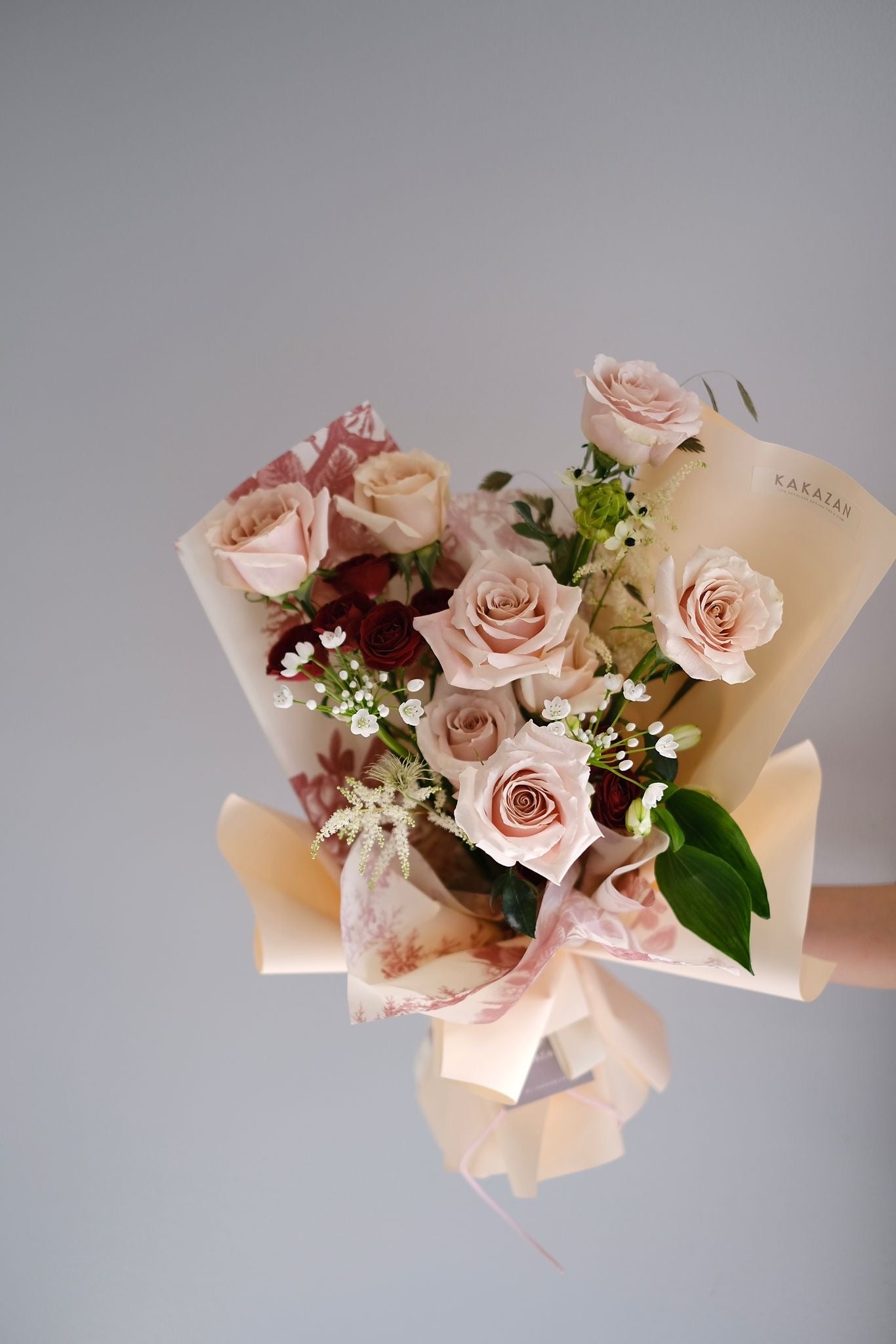 Pastel Pastel Pink Roses (Valentine's Collection)