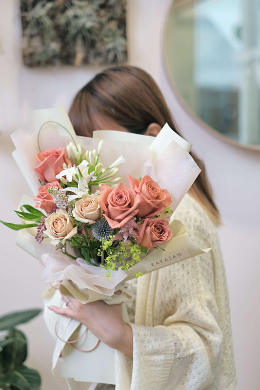 Beautiful Korean Style Rose Bouquet