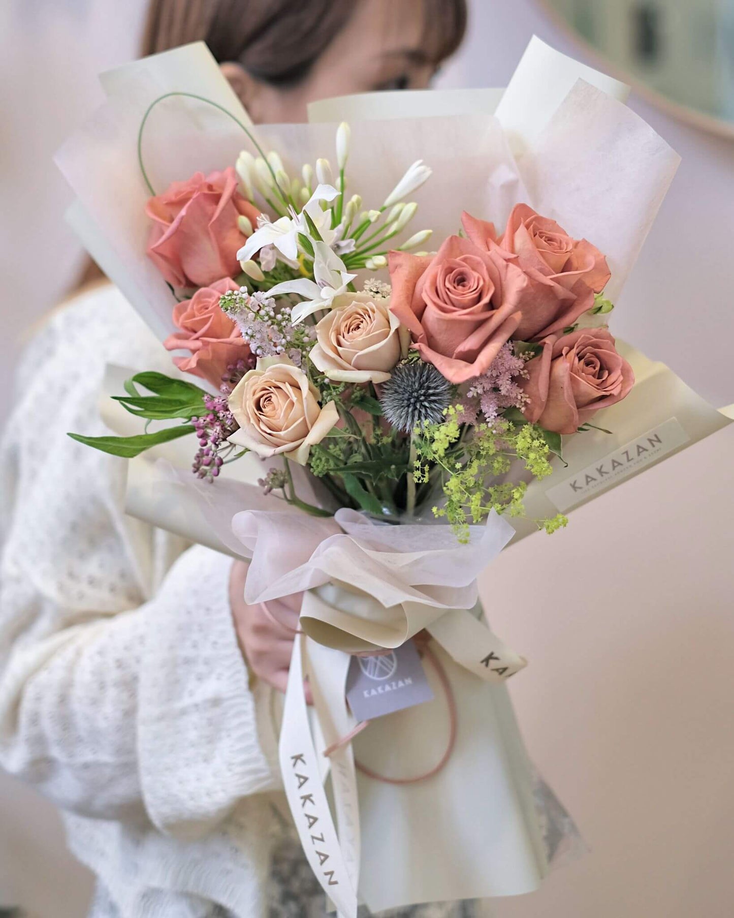 Pastel Rose Bouquet