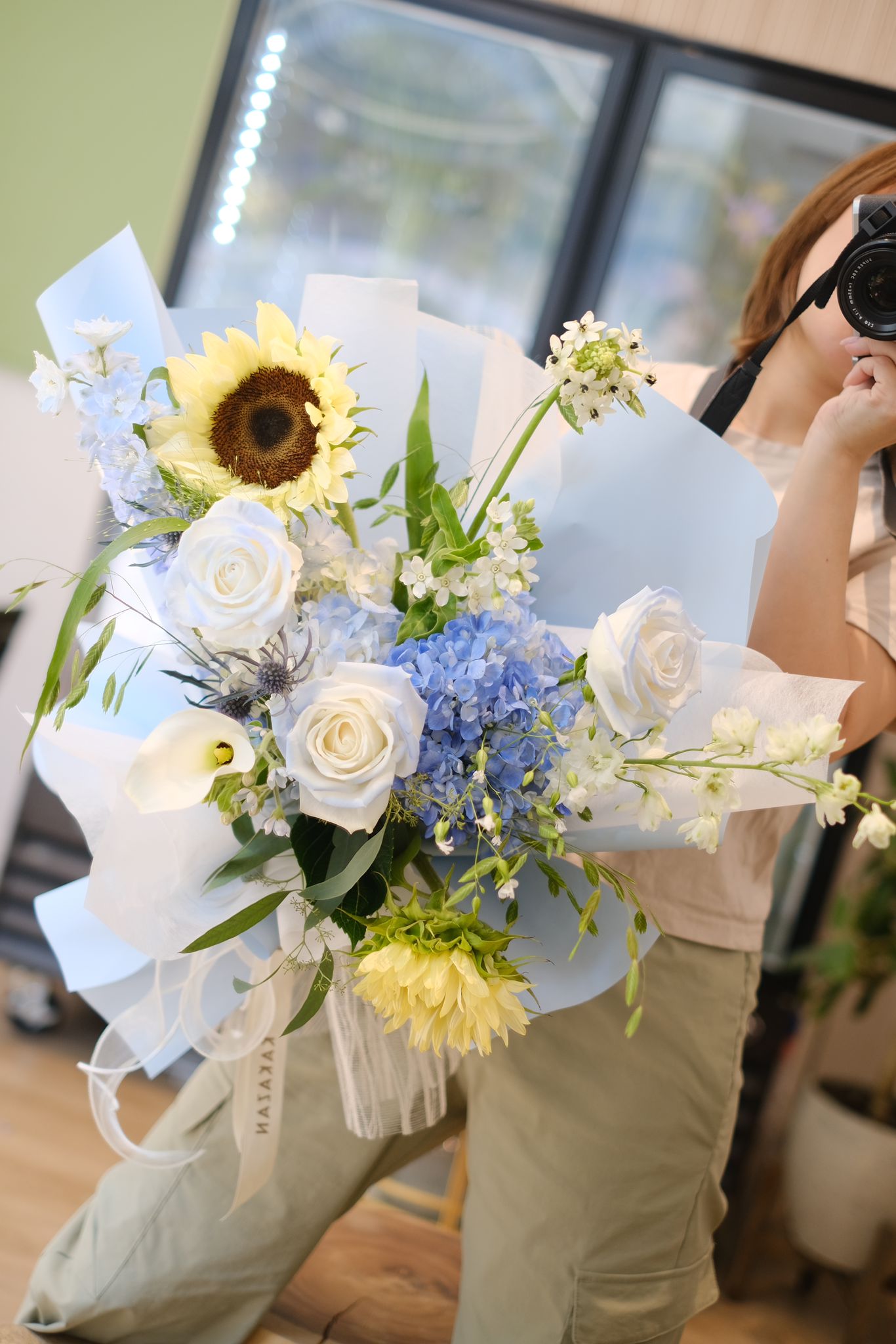 Starry Night Bouquet (Blue Hydrangea)