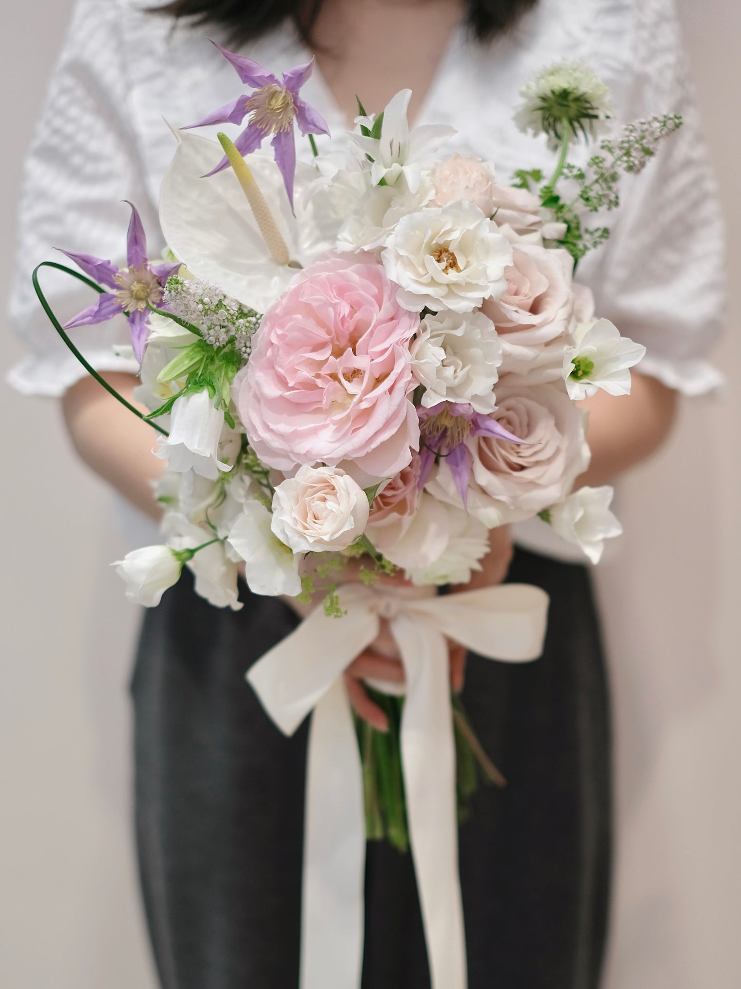 EUROPEAN WEDDING BOUQUET (GARDEN ROSE)